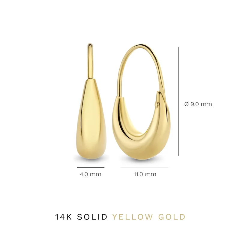 Isabel Bernard Cadeau d'Isabel 14 Karat Gold Ohrring-Set IB90175