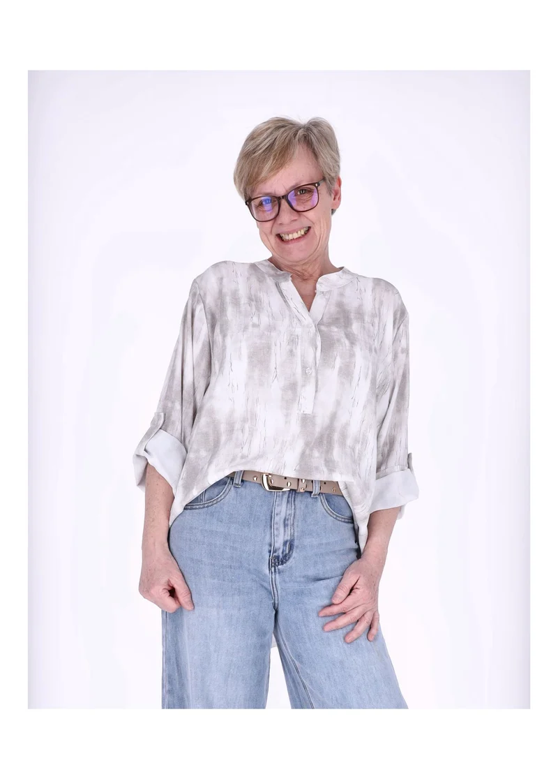 Splash of Color Blusenshirt Damen Rosa