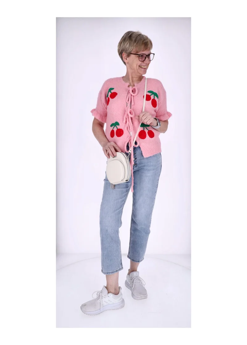 Splash of Color Damen Jeans 7/8 Knopfleiste