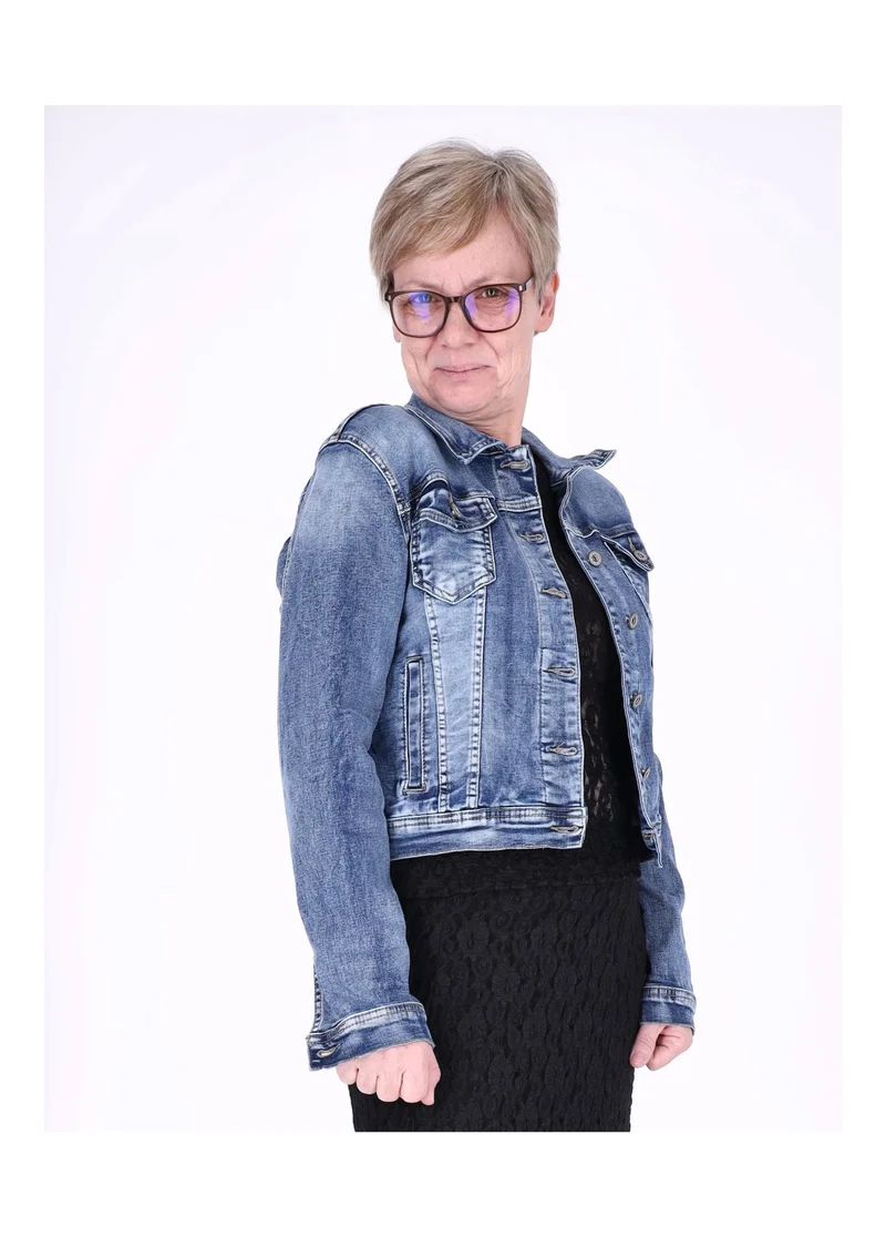 Splash of Color Jeansjacke Damen