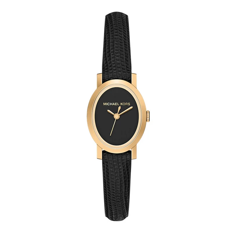 Michael Kors Maude Oval Black Dial Watch MK7585