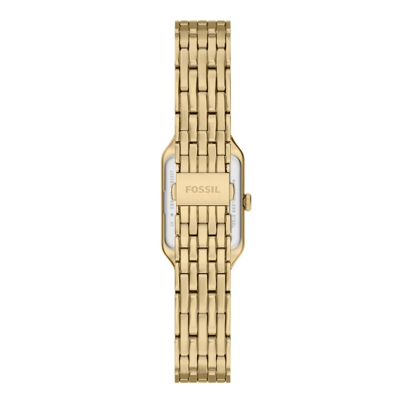 Fossil Raquel Mini Rectangular White Dial Watch ES5467
