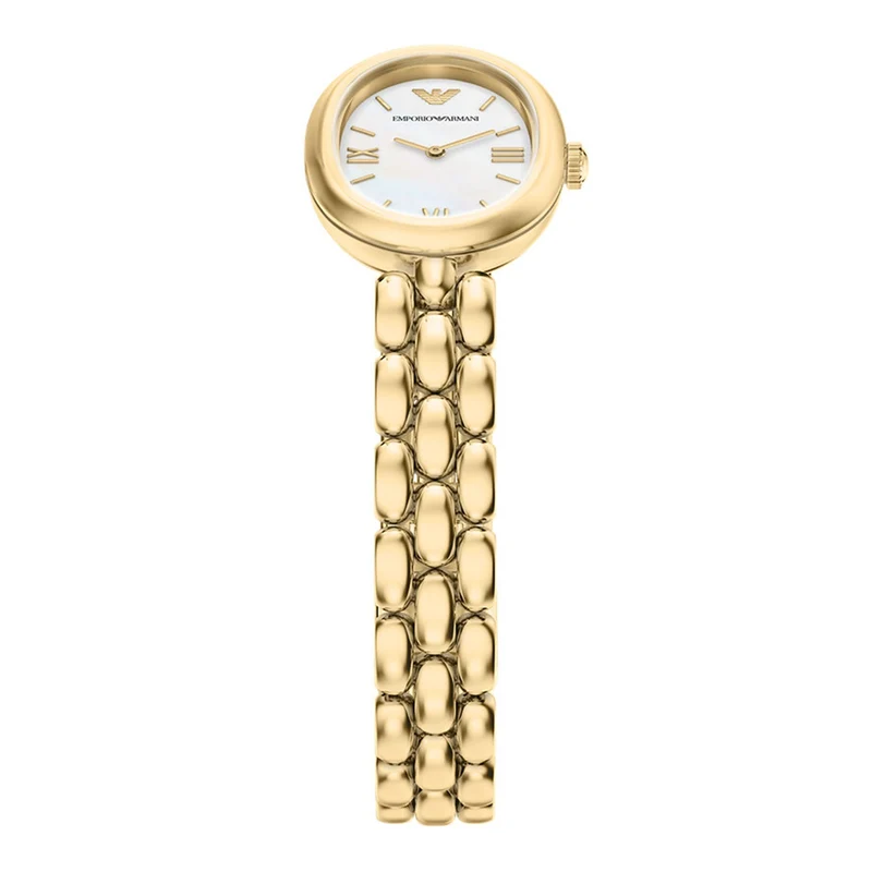 Emporio Armani Oval White Dial Watch AR11777