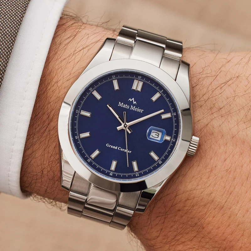 Mats Meier Grand Cornier herren Uhr Silber MM00518