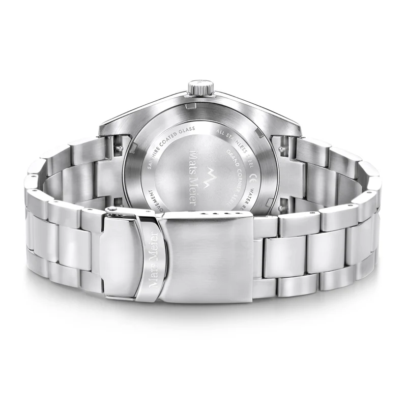 Mats Meier Grand Cornier herren Uhr Silber MM00518