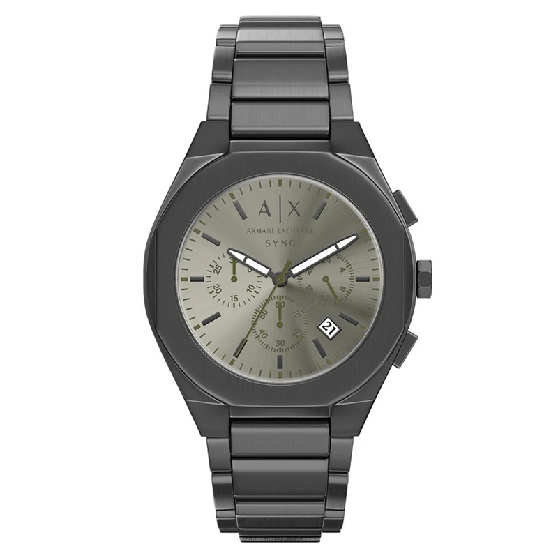 Armani Exchange Sync Round Grey Dial Watch AX4296