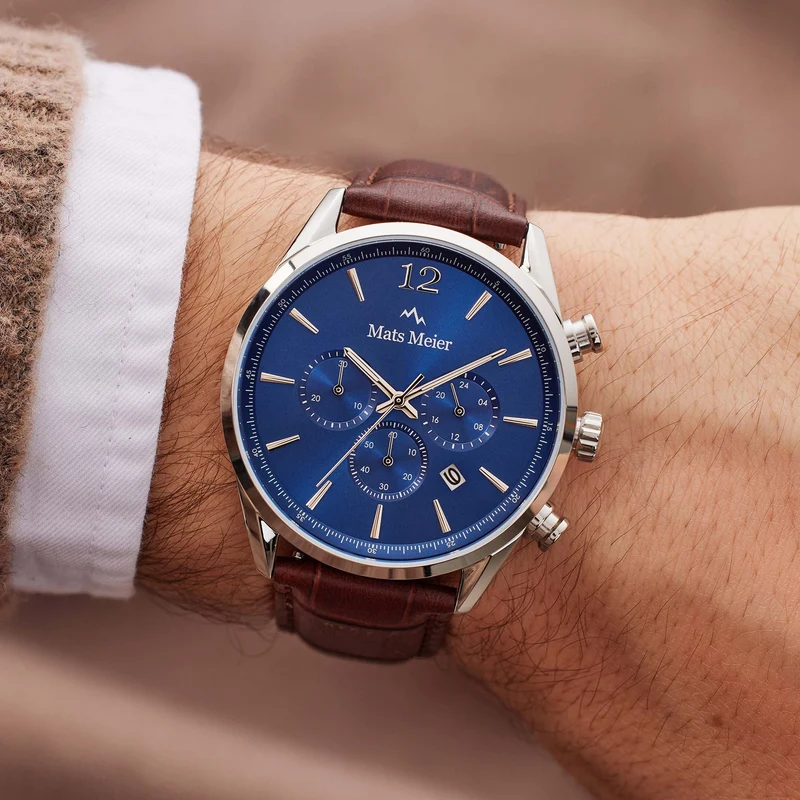 Mats Meier Grand Cornier herren Uhr Braun MM00103