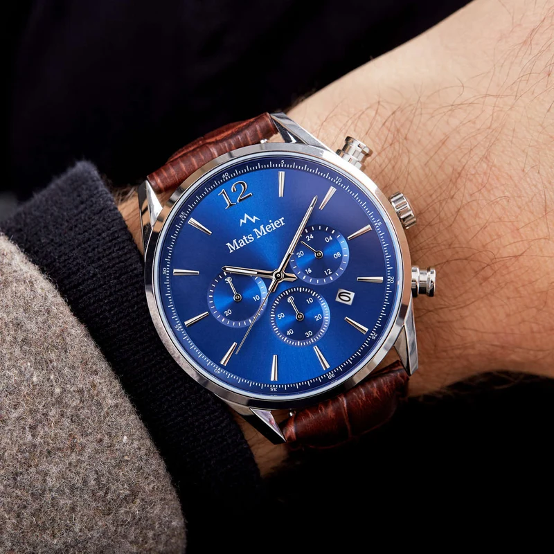 Mats Meier Grand Cornier herren Uhr Braun MM00103