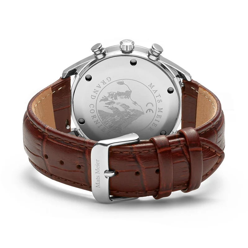 Mats Meier Grand Cornier herren Uhr Braun MM00103