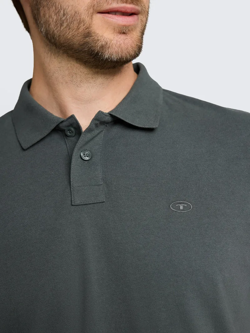 basic polo, Darkest Olive