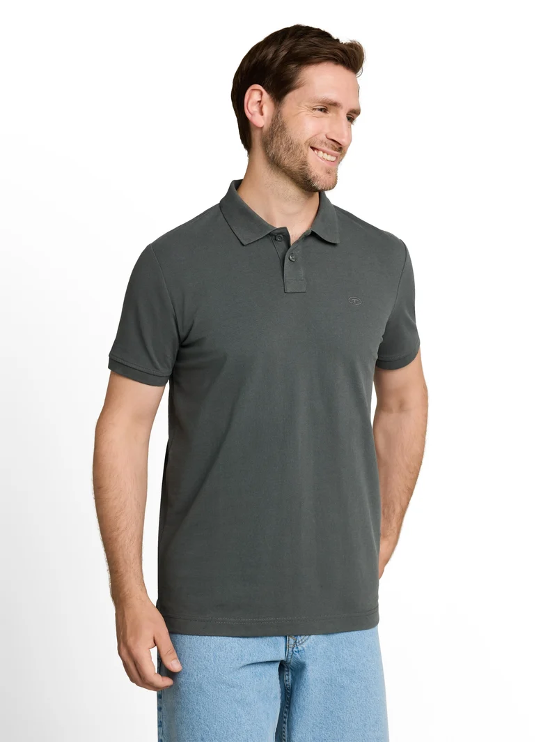 basic polo, Darkest Olive