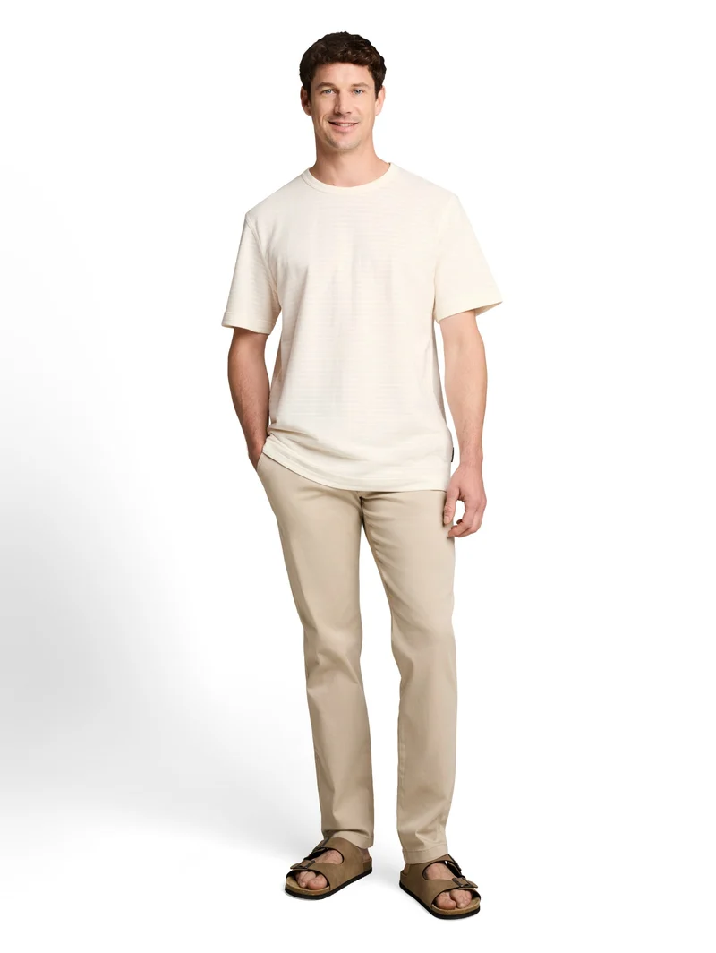 structured t-shirt, Gardenia White