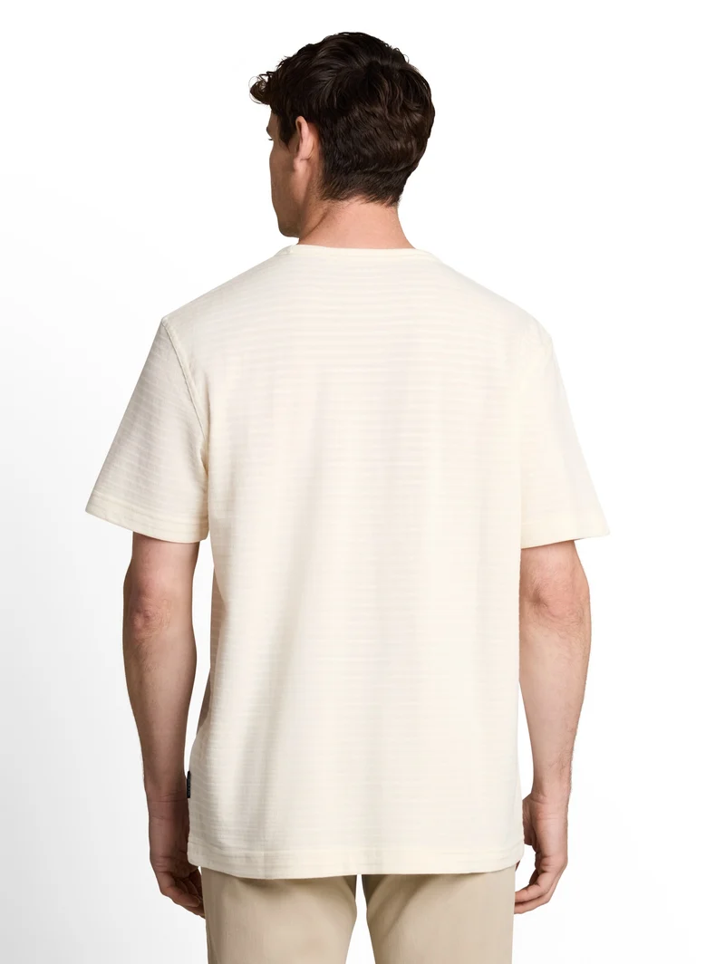 structured t-shirt, Gardenia White