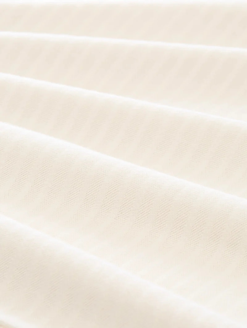 structured t-shirt, Gardenia White