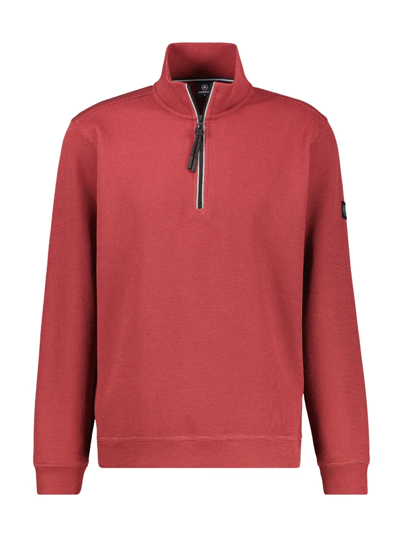 SWEATSHIRT/TROYER/RH/V-NE, MUTED RED