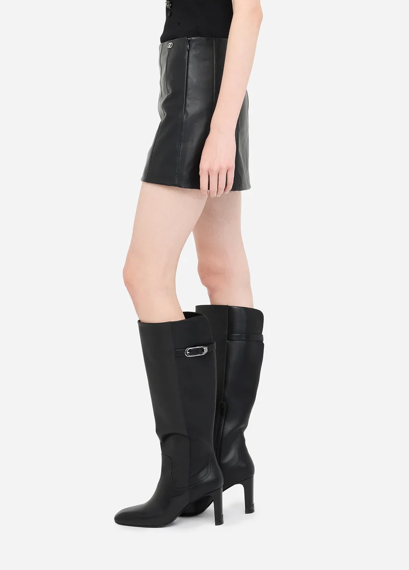 Leather Miniskirt