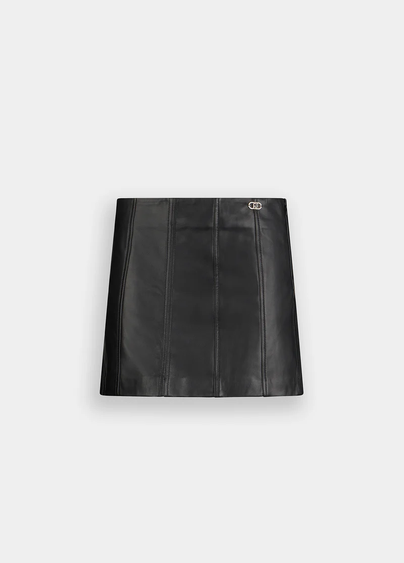 Leather Miniskirt