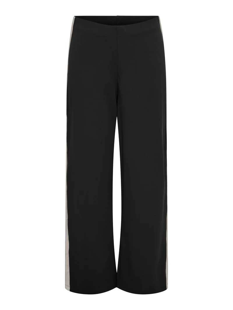 JDYGEGGO LIFE WIDE PANEL PANT JRS, Black/CHATEAU GRAY PANEL