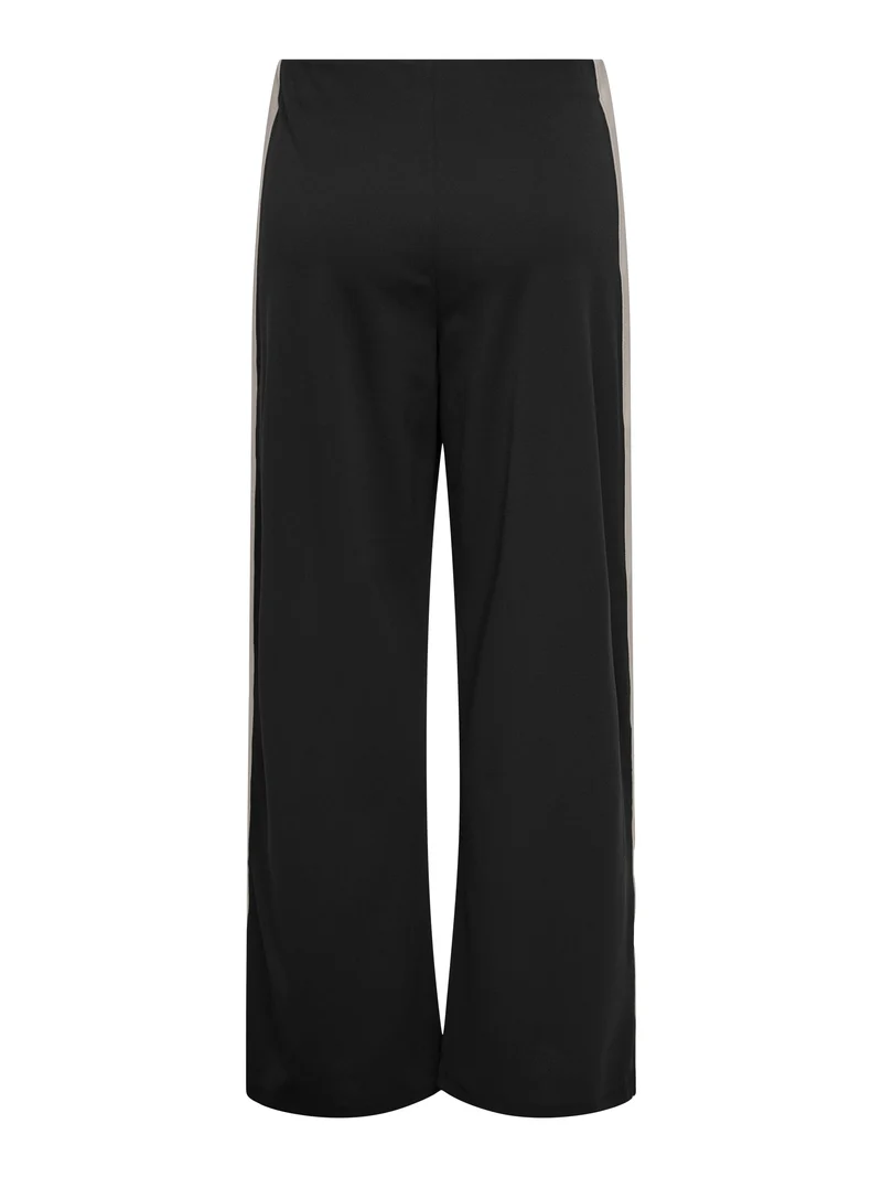 JDYGEGGO LIFE WIDE PANEL PANT JRS, Black/CHATEAU GRAY PANEL