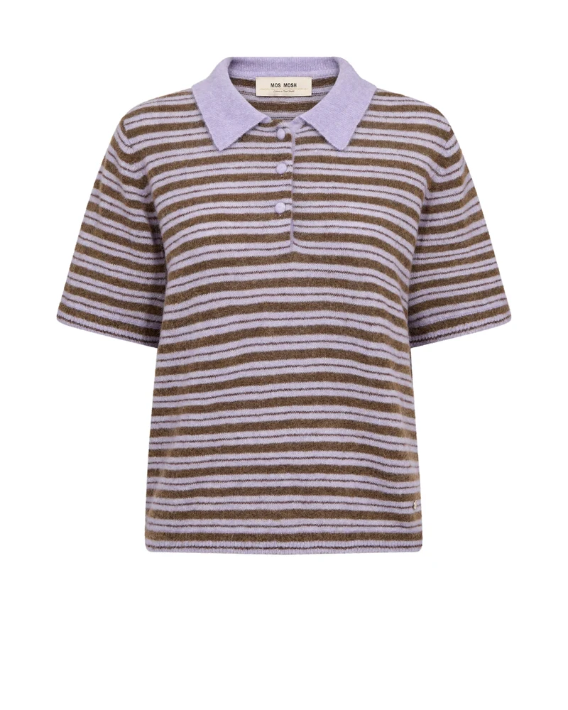 MMMilvi SS Stripe Polo knit