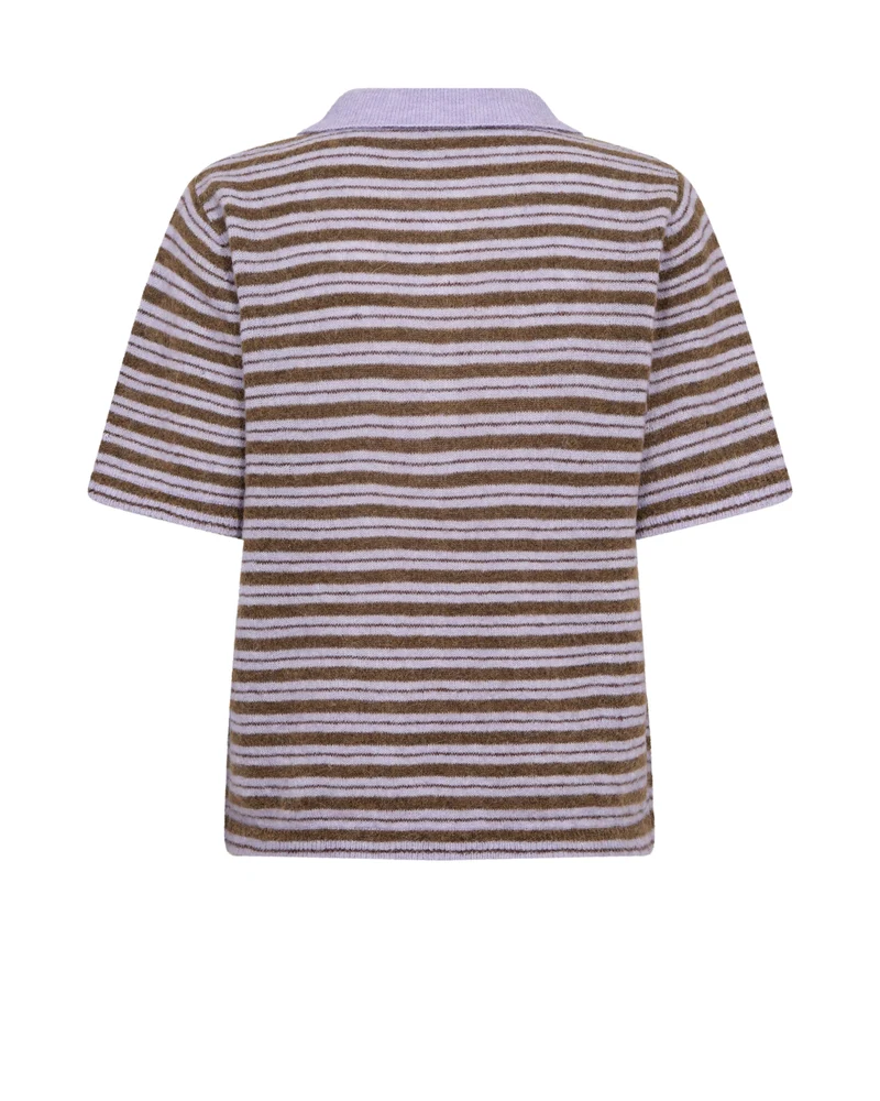 MMMilvi SS Stripe Polo knit