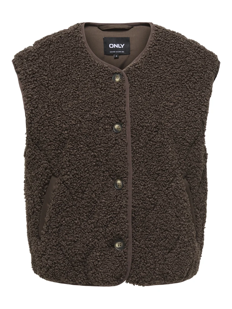 ONLINES TEDDY WAISTCOAT CC OTW, Chocolate Martini
