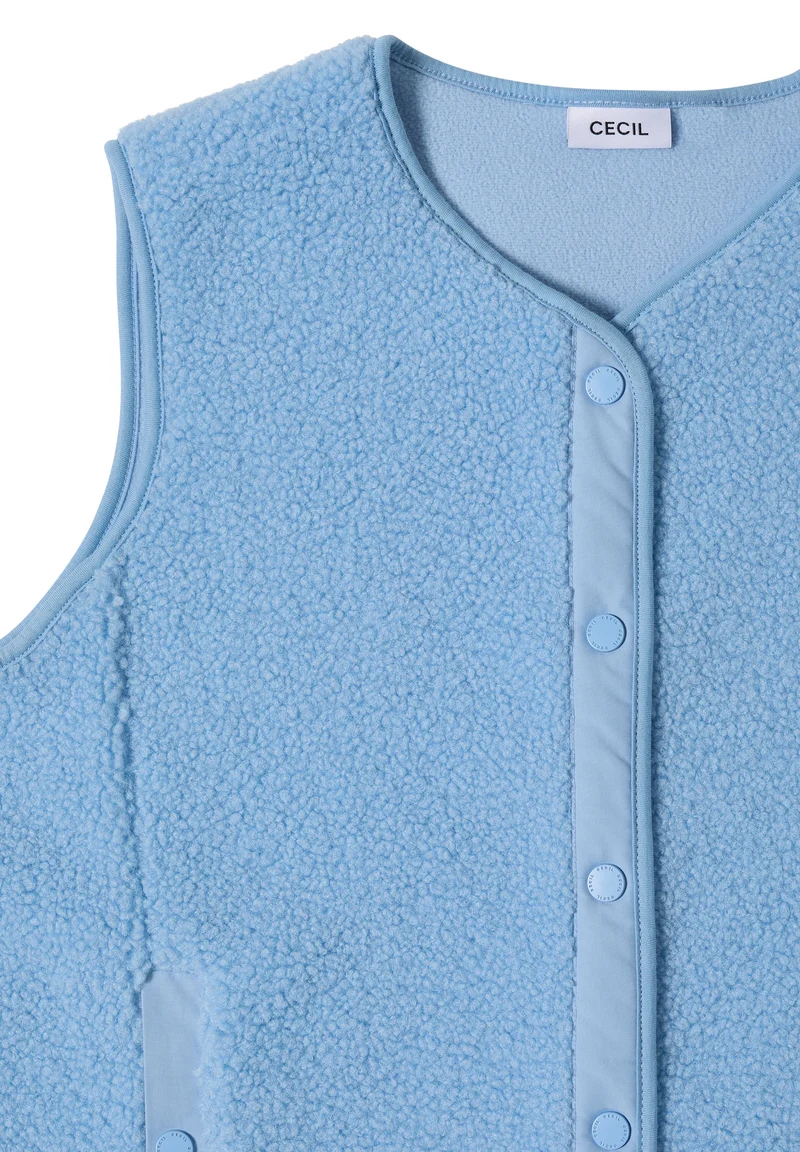 NOS Solid Matmix Teddy Vest, easy blue
