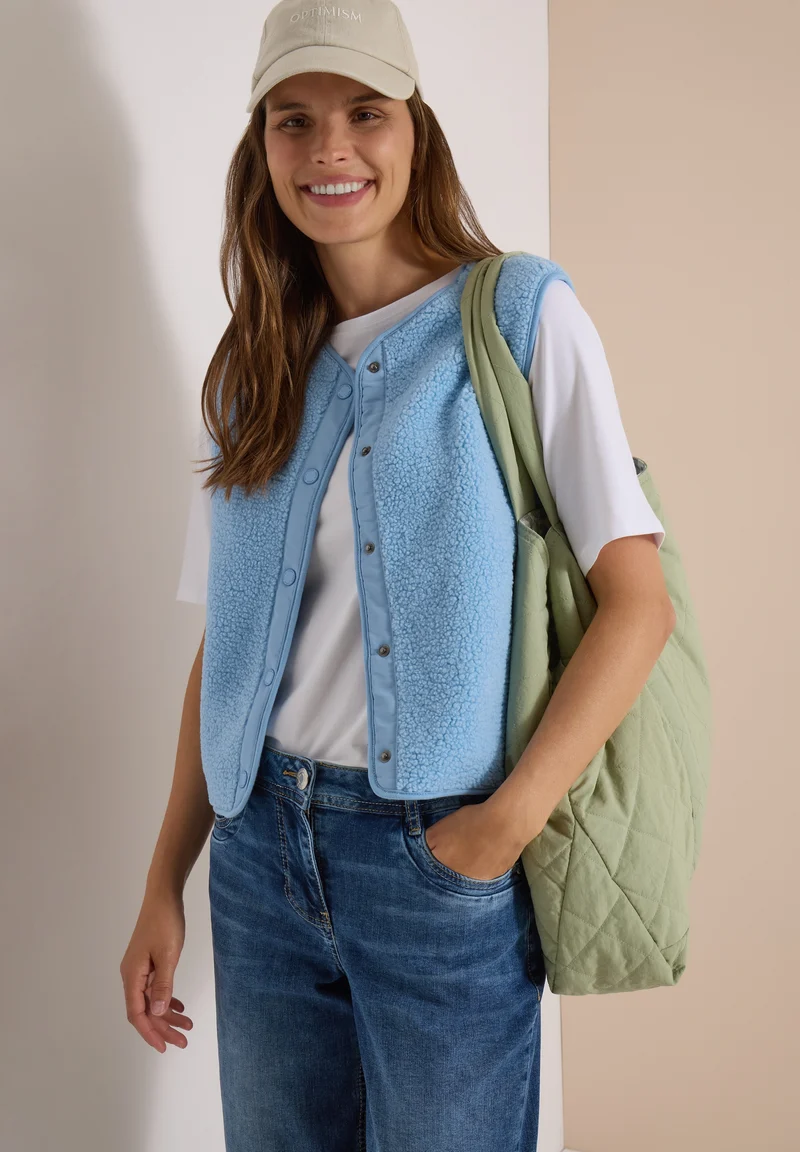 NOS Solid Matmix Teddy Vest, easy blue