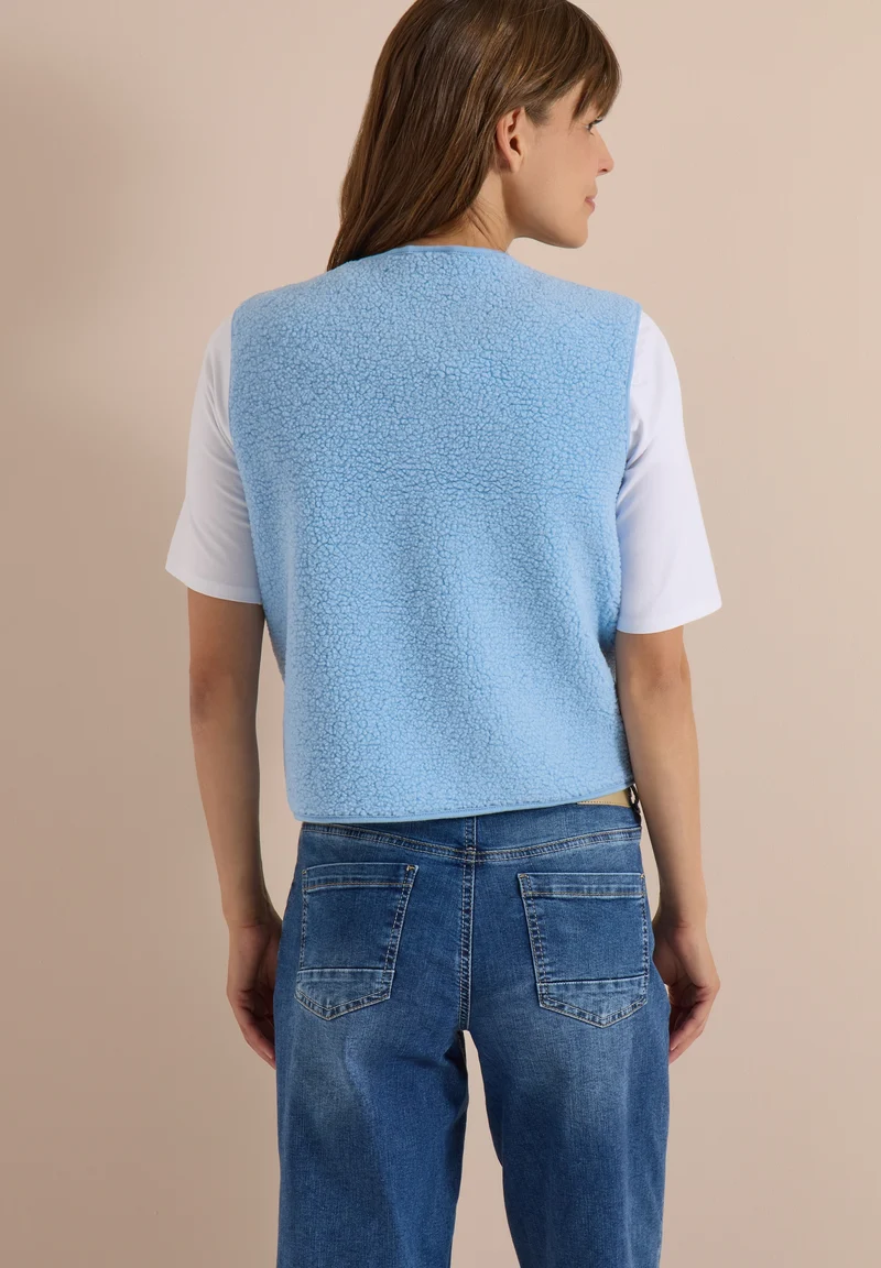 NOS Solid Matmix Teddy Vest, easy blue