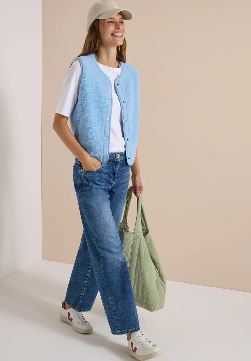 NOS Solid Matmix Teddy Vest, easy blue