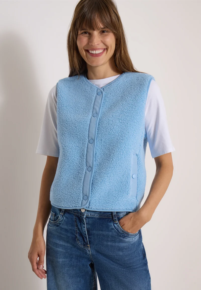 NOS Solid Matmix Teddy Vest, easy blue