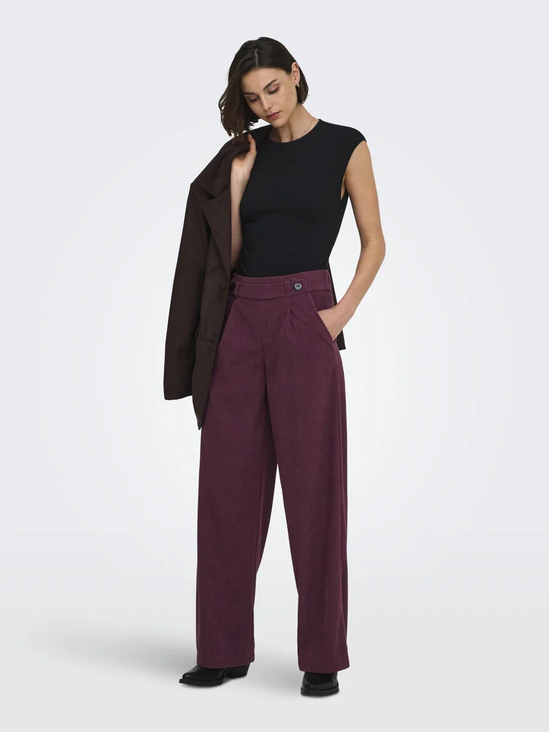 JDYGEGGO CORD PANT JRS NOOS, Windsor Wine