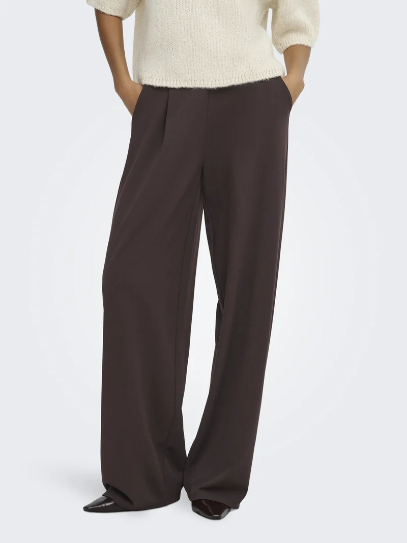 JDYGEGGO LIFE BELT PANT JRS NOOS, Chocolate Torte/BELT