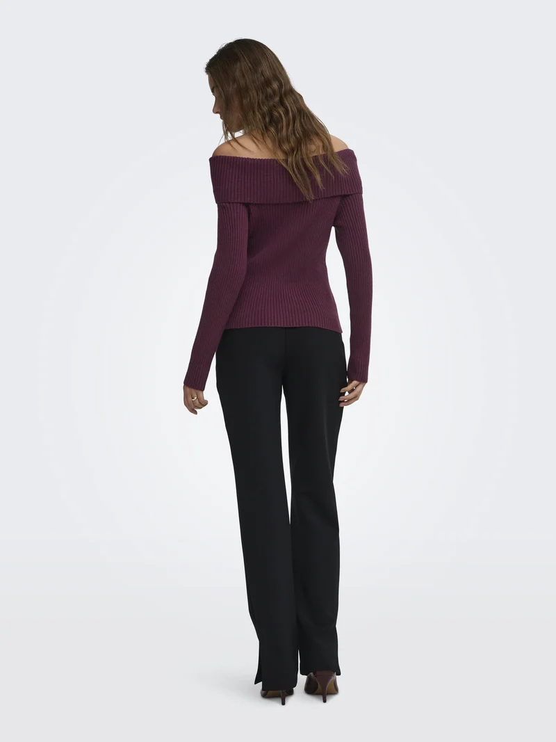 ONLKATIA LS OFF SHOULDER KNT NOOS, Fig