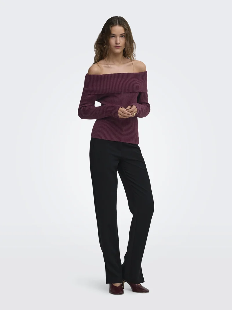 ONLKATIA LS OFF SHOULDER KNT NOOS, Fig
