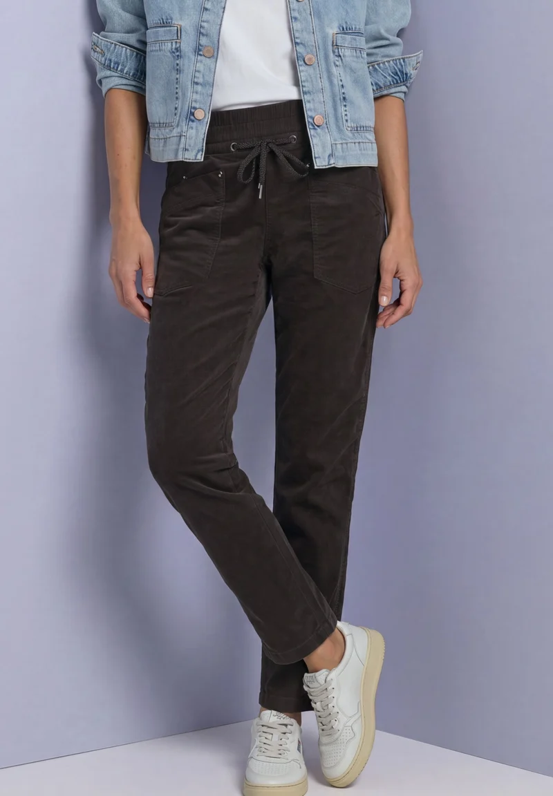 Style LTD QR Bonny Corduroy So, black coffee
