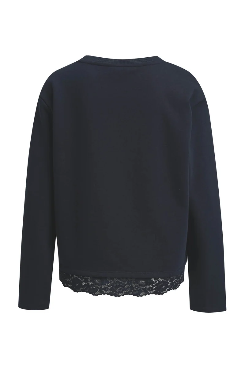 ROUND NECK SWEATSHIRT 1/1 SLEEVE AE, NAVY