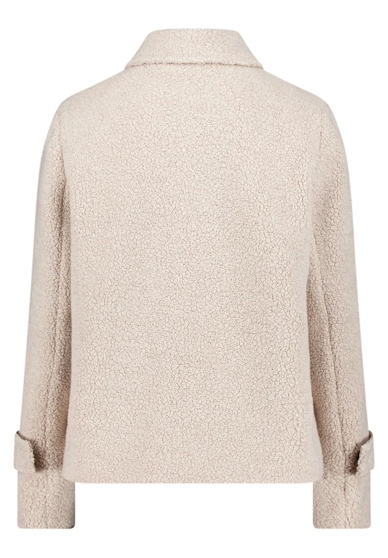 Jacke Wolle, Beige Melange