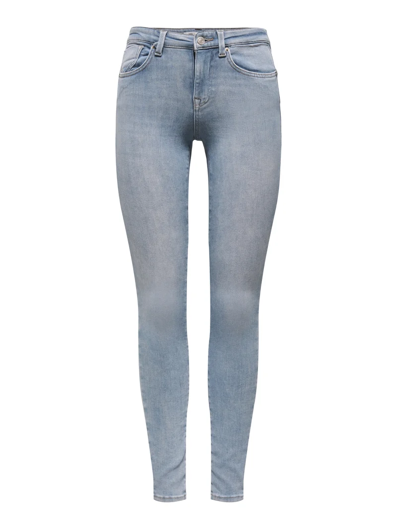 ONLPOWER MID SKIN PUSHUP DNM REA968, Special Blue Grey Denim