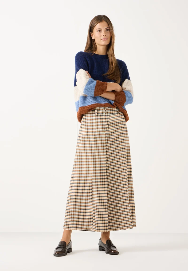 Colorblock-Pullover, 3/4 Sleeve, colourblock pullover