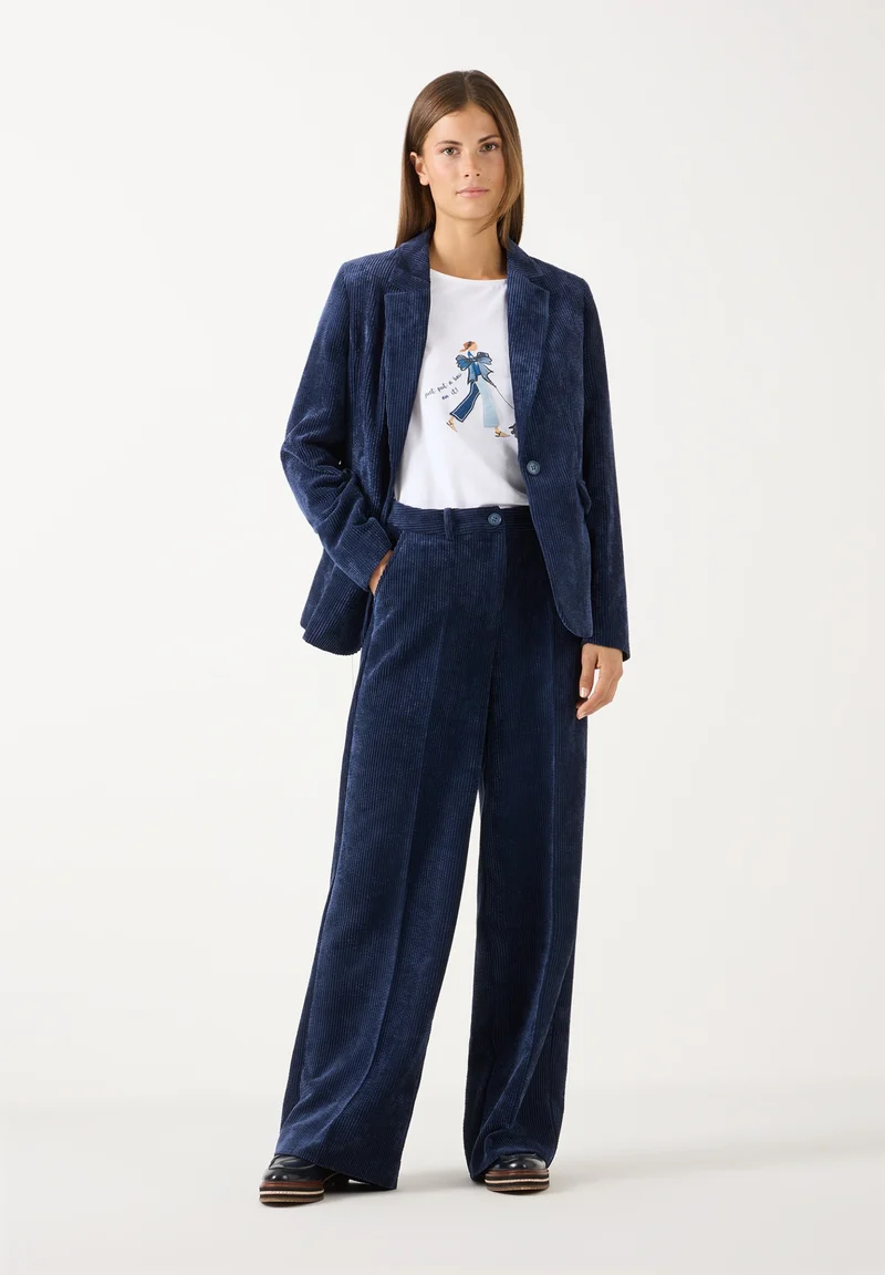 Shirt with Placement Print, white