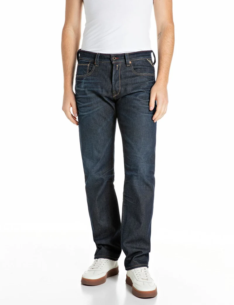 Hose 11 OZ COMFORT BLUE DENIM, DARK BLUE