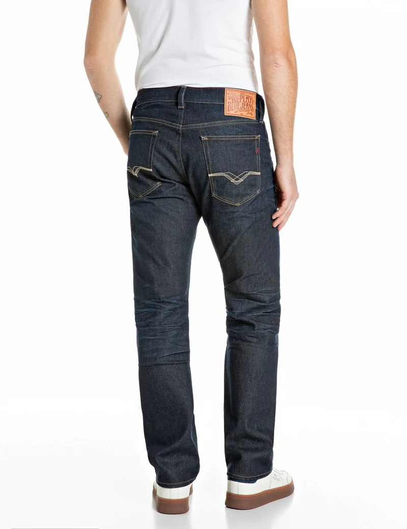 Hose 11 OZ COMFORT BLUE DENIM, DARK BLUE