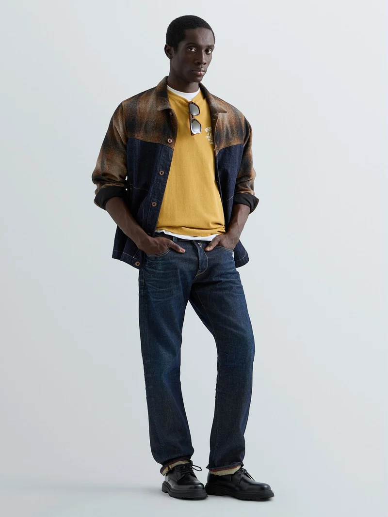 Hose 11 OZ COMFORT BLUE DENIM, DARK BLUE