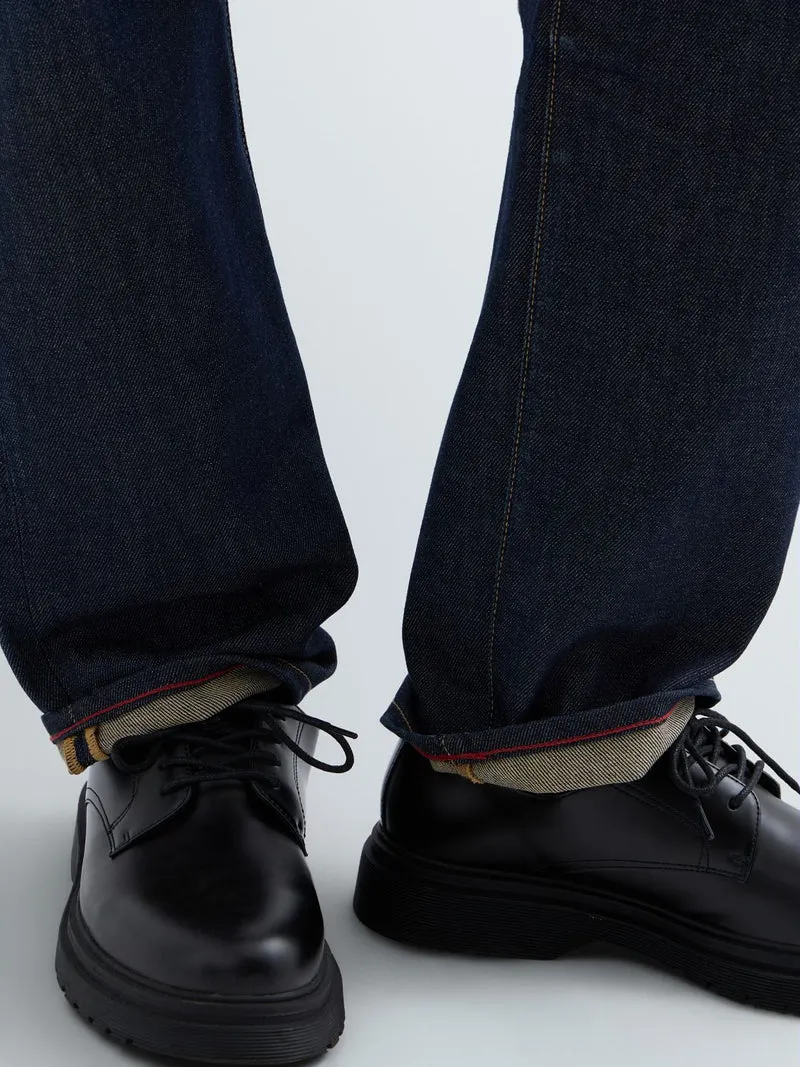 Hose 11 OZ COMFORT BLUE DENIM, DARK BLUE