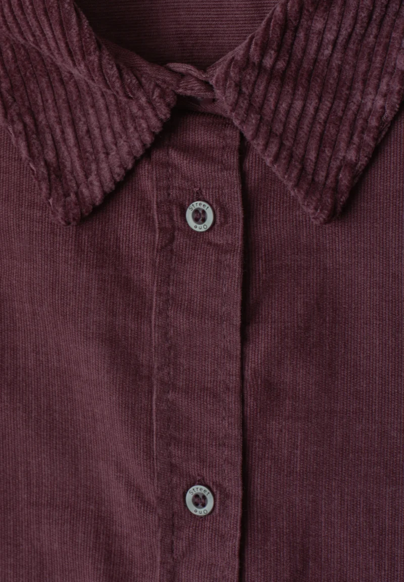 LTD QR Corduroy Mix shirtcolla, rustic rouge