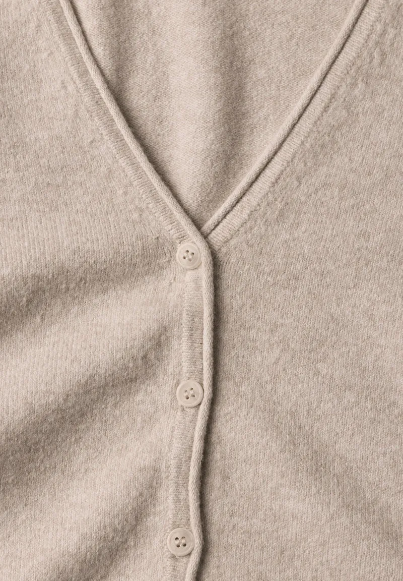 QR_cosy cardigan, clay sand mel.