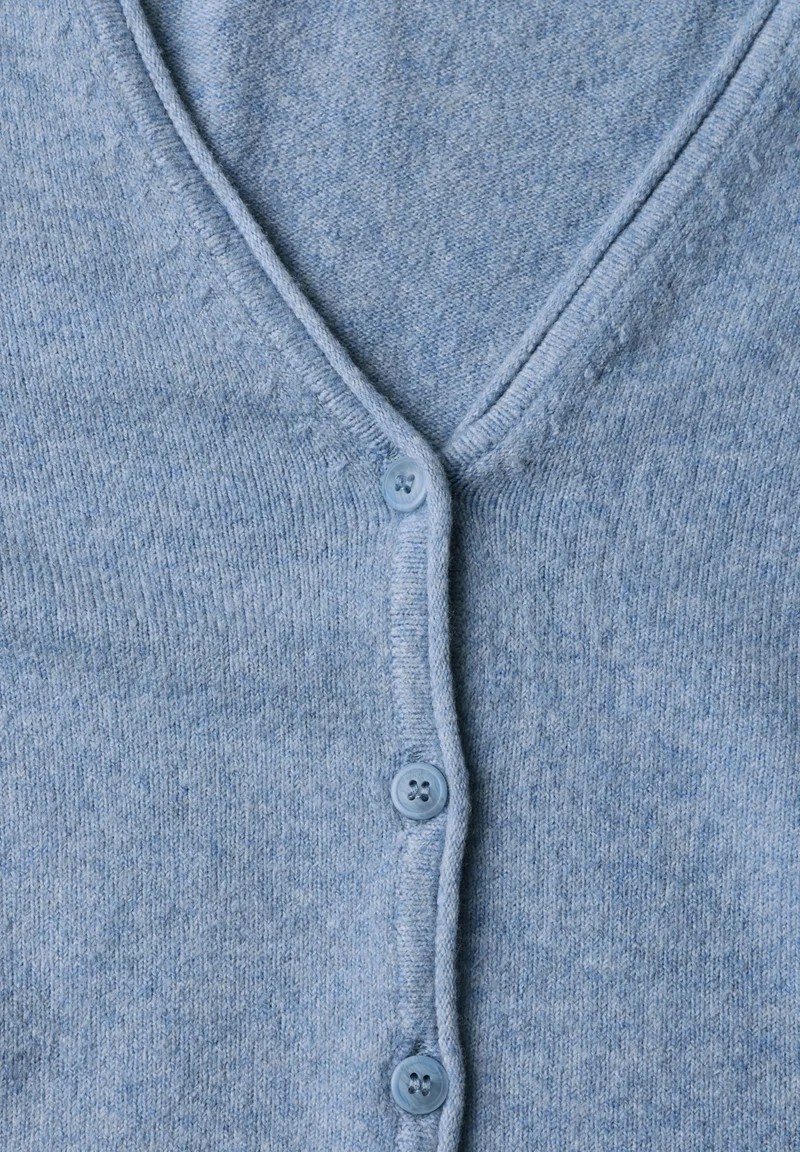 QR_cosy cardigan, northern blue mel.