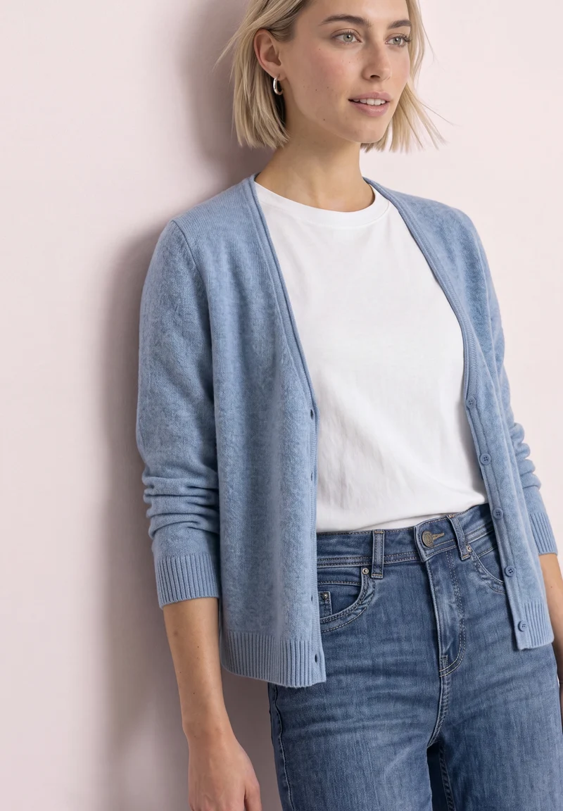 QR_cosy cardigan, northern blue mel.