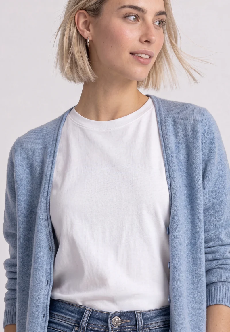 QR_cosy cardigan, northern blue mel.